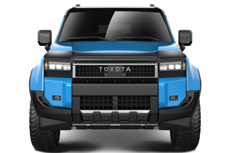 Toyota Land Cruiser Hood Deflector - Husky Liners - Aeroskin - Smoke - `24-`27